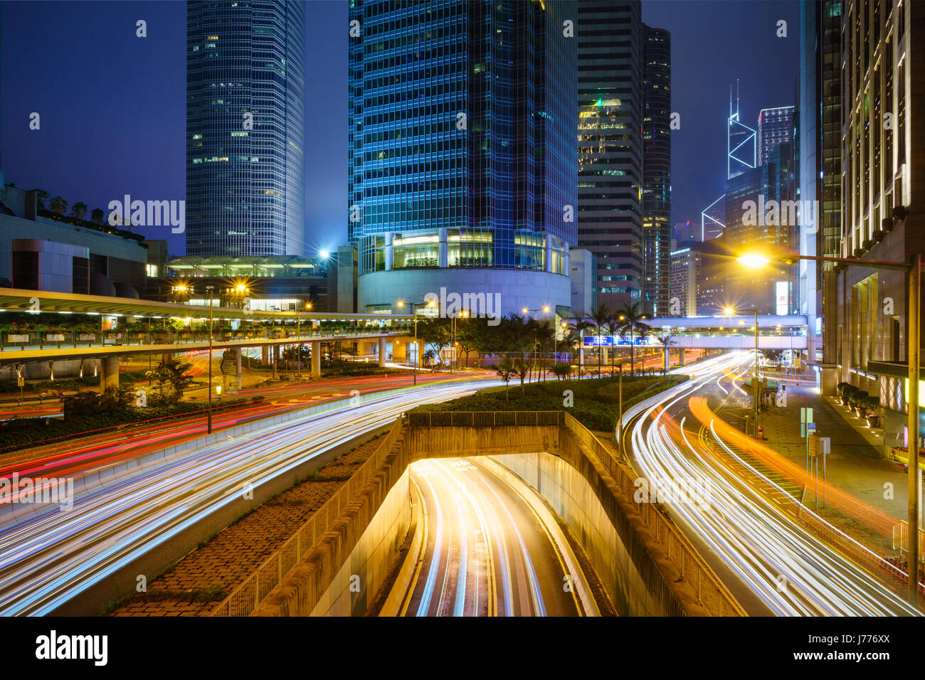 Hong Kong Central district Stockfoto