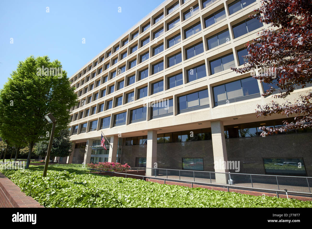 450 5th Street Liberty Square Gebäude ehemalige Sec hq jetzt Abteilung des Justizamtes Einwanderung Rechtsstreitigkeiten Washington DC USA Stockfoto