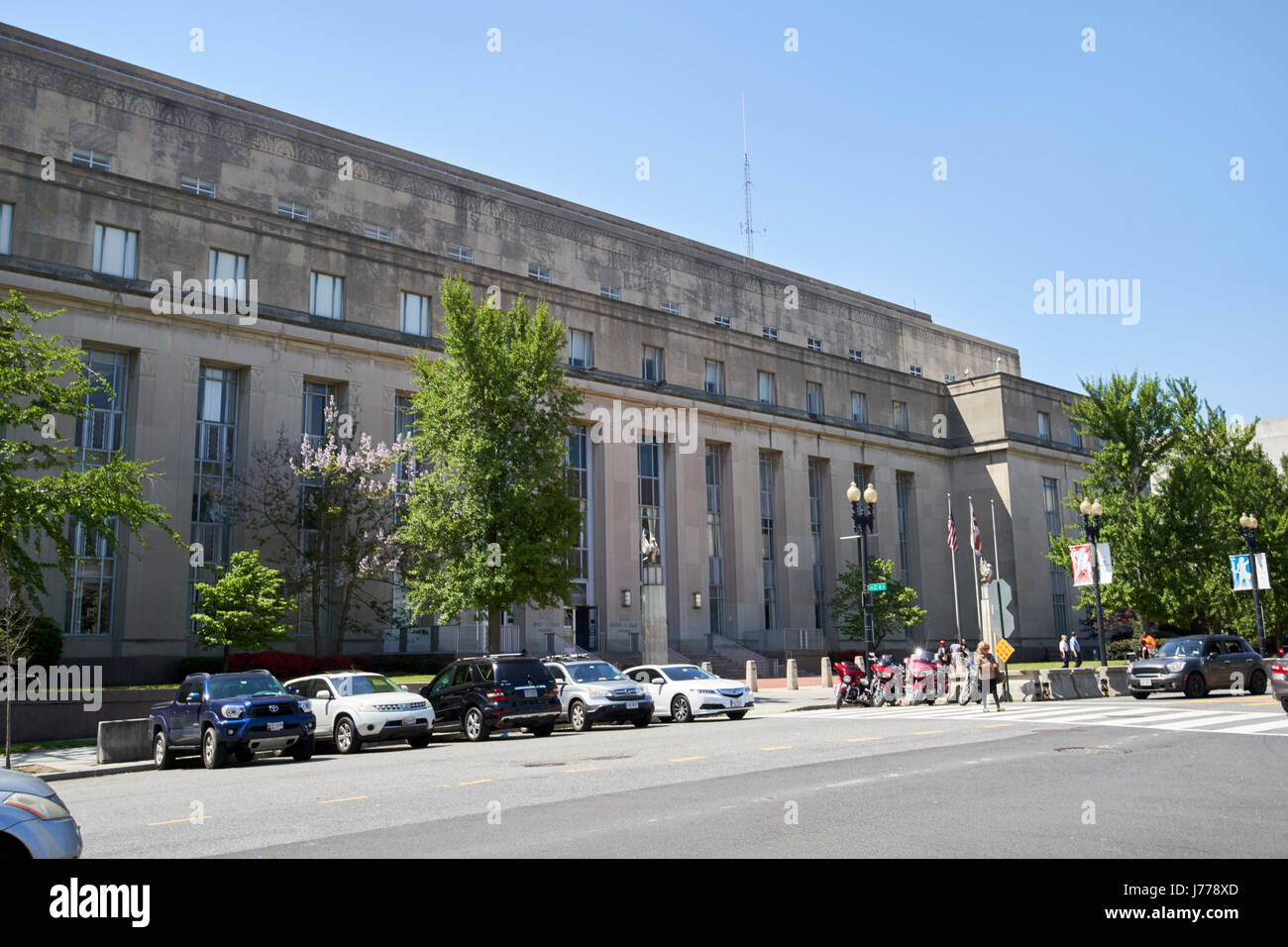 Henry j Daly Gebäude Metropolitanpolizei zentrale Justiz Quadrat Washington DC USA Stockfoto Henry j Daly Gebäude Metropolitanpolizei zentrale Justiz Quadrat Washington DC USA Stockfoto
