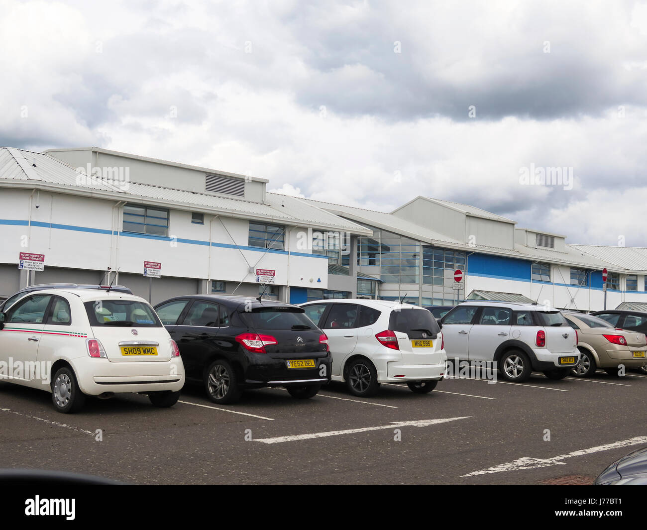 NHS Lanarkshire Büros Gesetz Haus Carluke Stockfoto