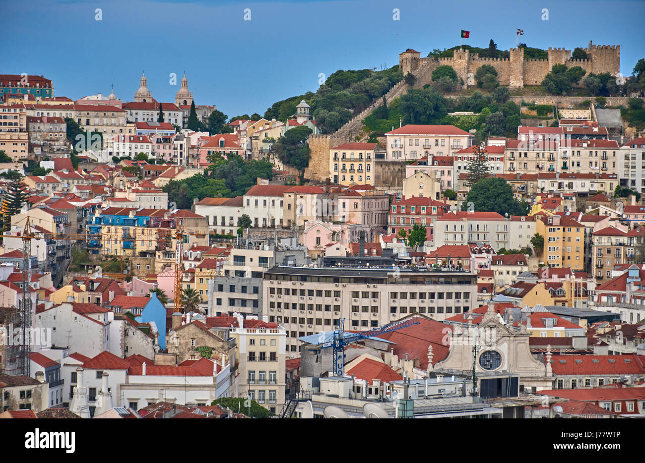 Lissabon ist die Hauptstadt und größte Stadt von Portugal Stockfoto