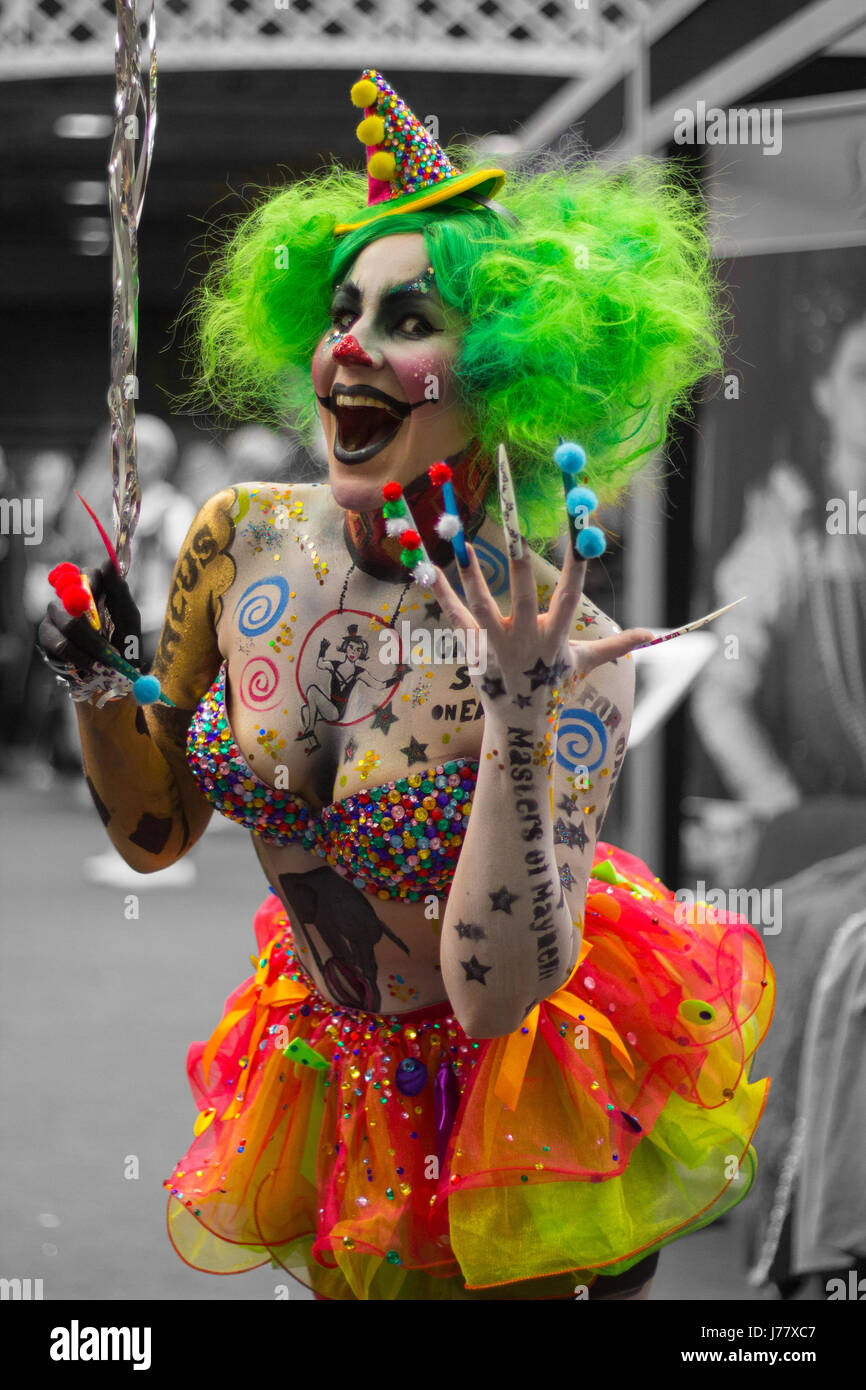 Clown Stockfoto