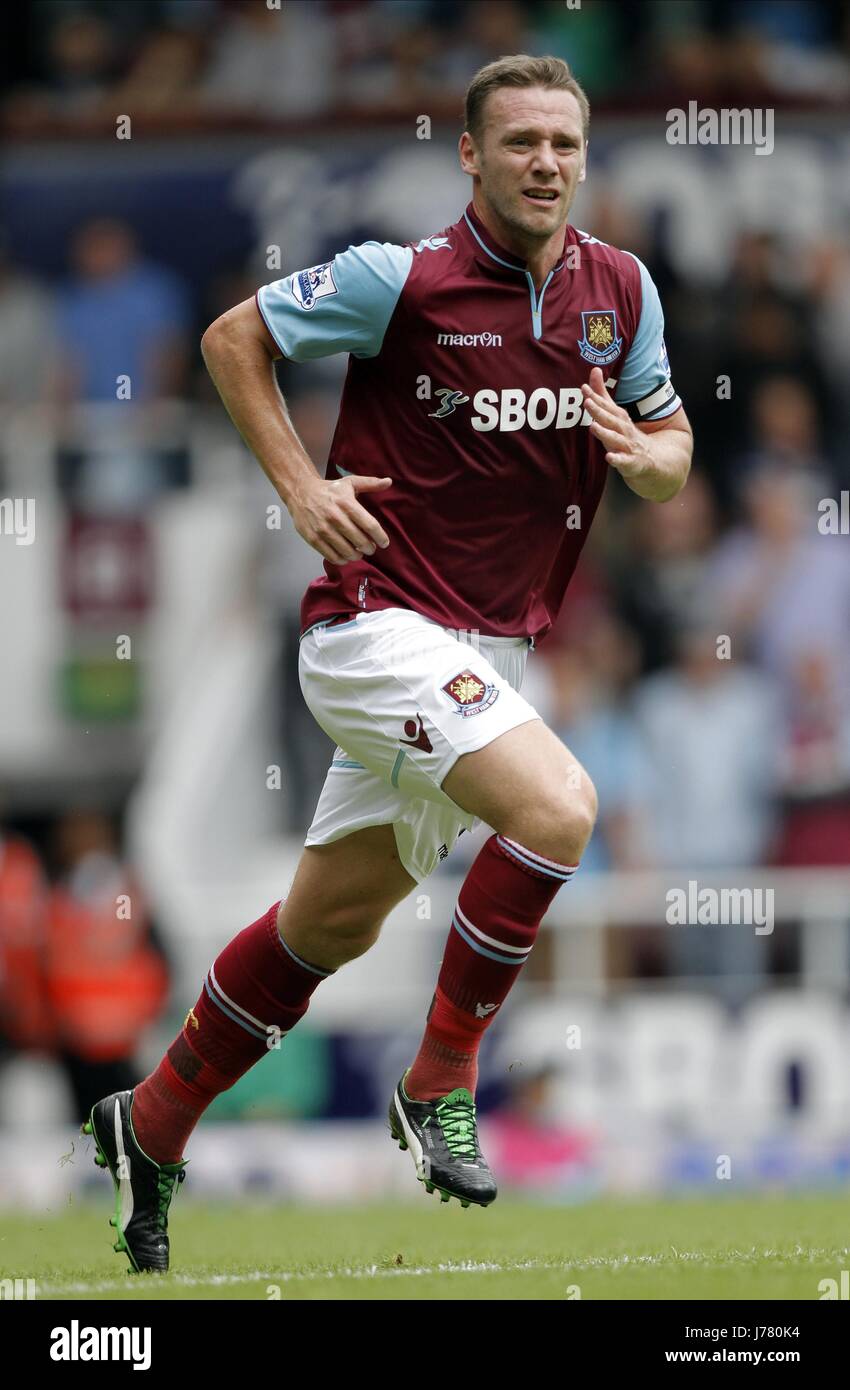 KEVIN NOLAN WEST HAM UNITED FC UPTON PARK LONDON ENGLAND 1. September 2012 Stockfoto