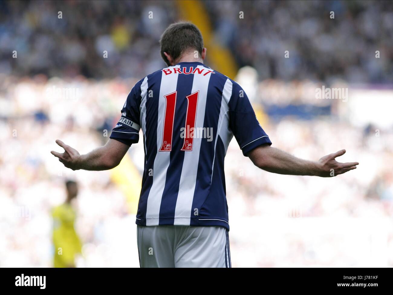 CHRIS BRUNT verschwendet eine CHANCE WEST BROMWICH ALBION V lesen HAWTHORNS WEST BROMWICH ENGLAND 22. September 2012 Stockfoto