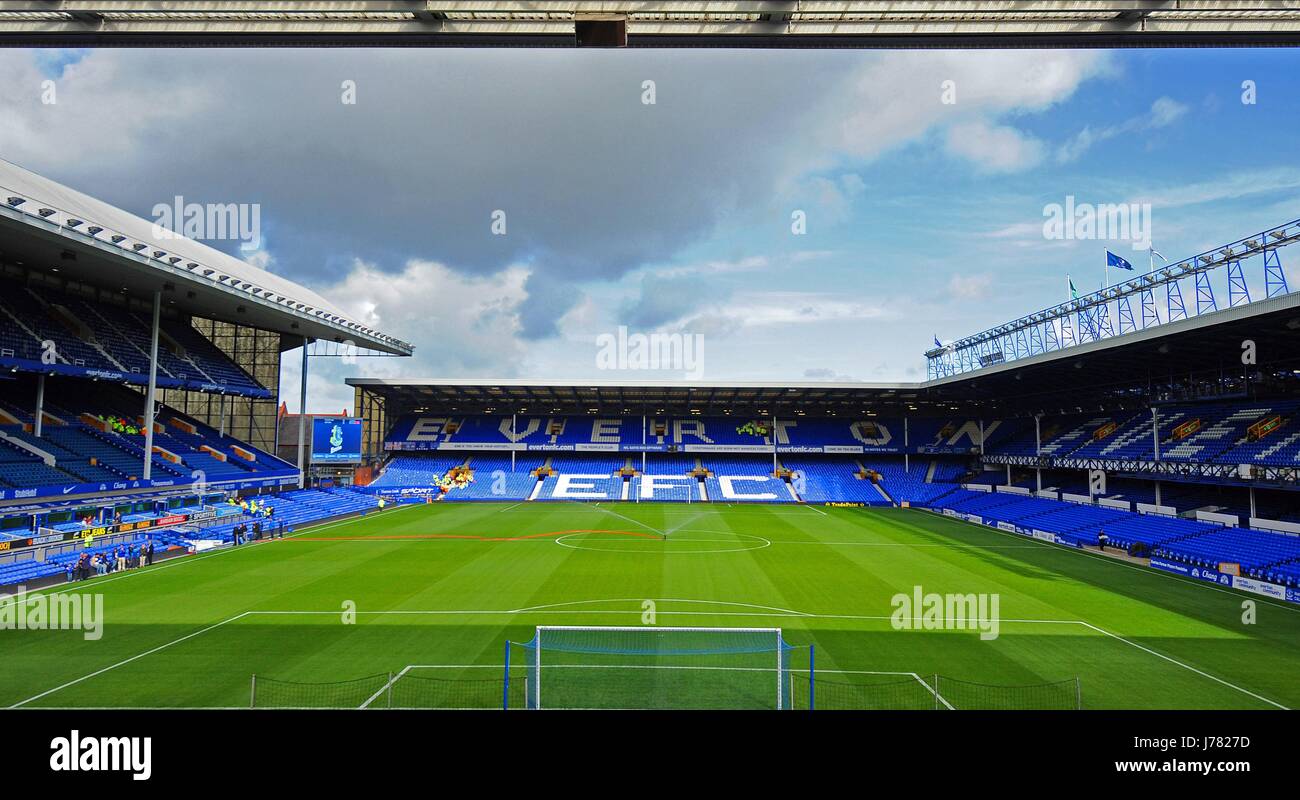 GOODISON PARK EVERTON FOOTBALL CLUB GOODISON PARK EVERTON ENGLAND 29. September 2012 Stockfoto