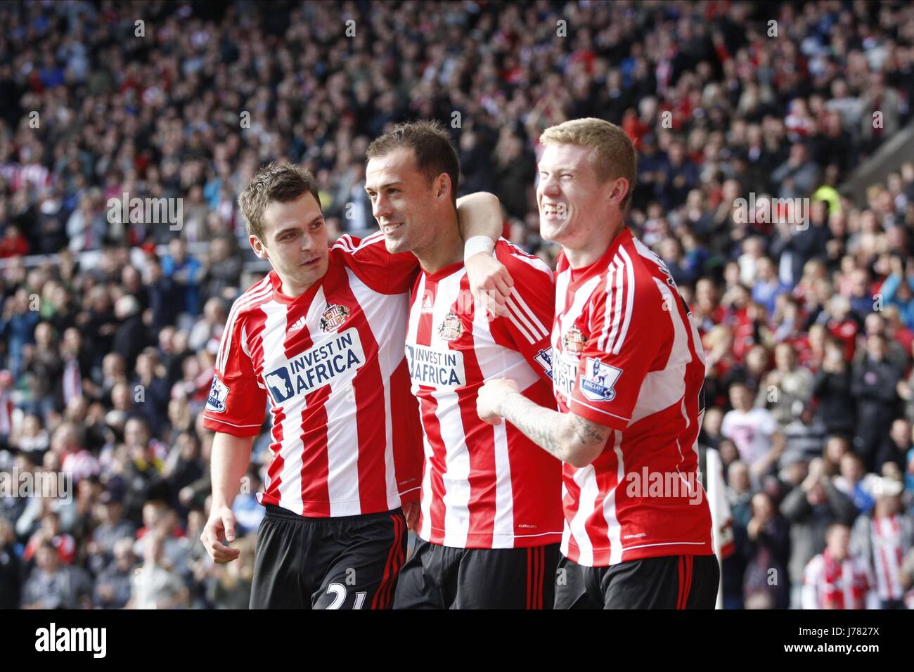 Steven Fletcher Johnson & SUNDERLAND V WIGAN SUNDERLAND V WIGAN STADIUM OF LIGHT SUNDERLAND ENGLAND 29. September 2012 Stockfoto