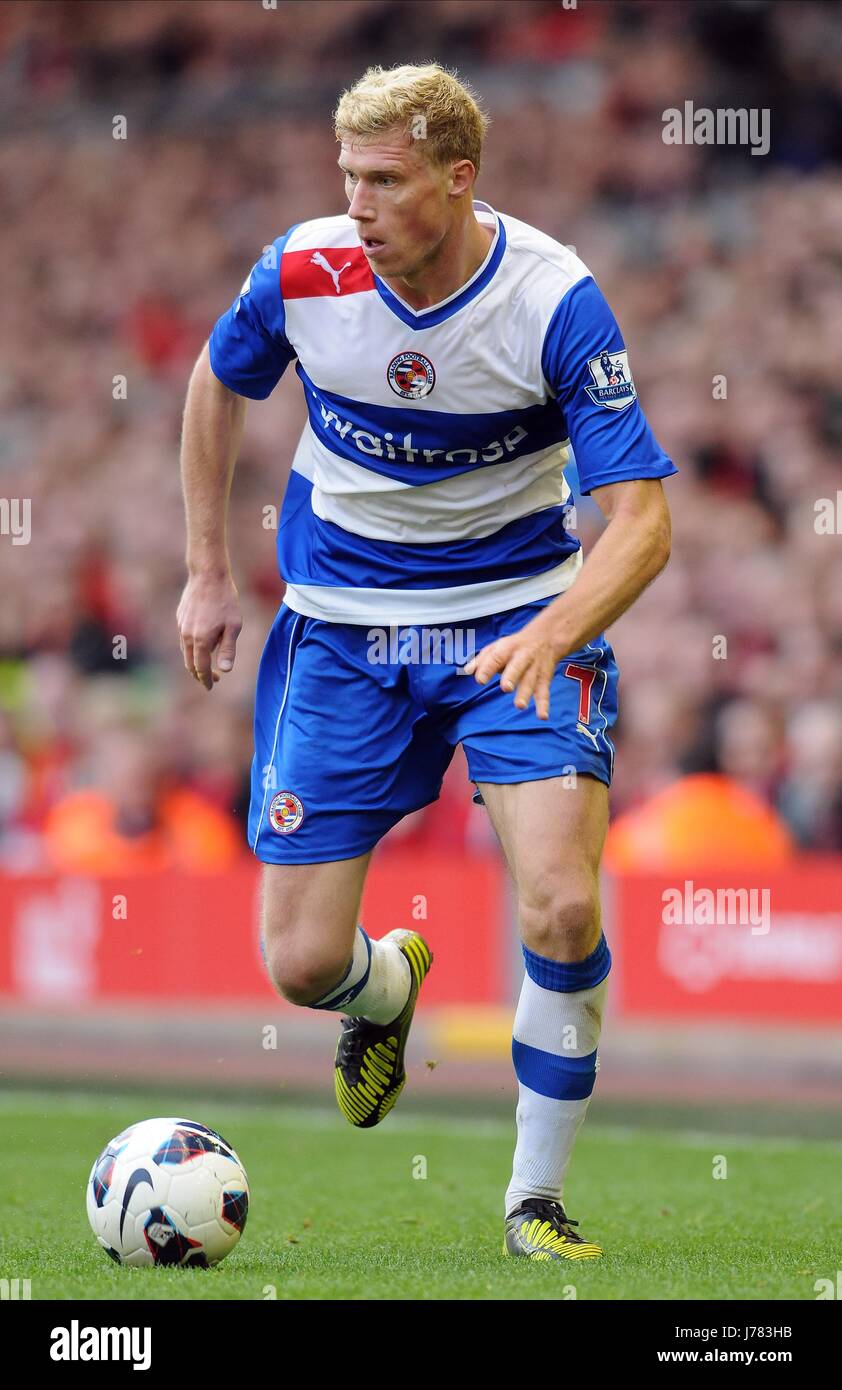 PAVEL POGREBNYAK READING FC READING FC Anfield Road LIVERPOOL ENGLAND 20. Oktober 2012 Stockfoto