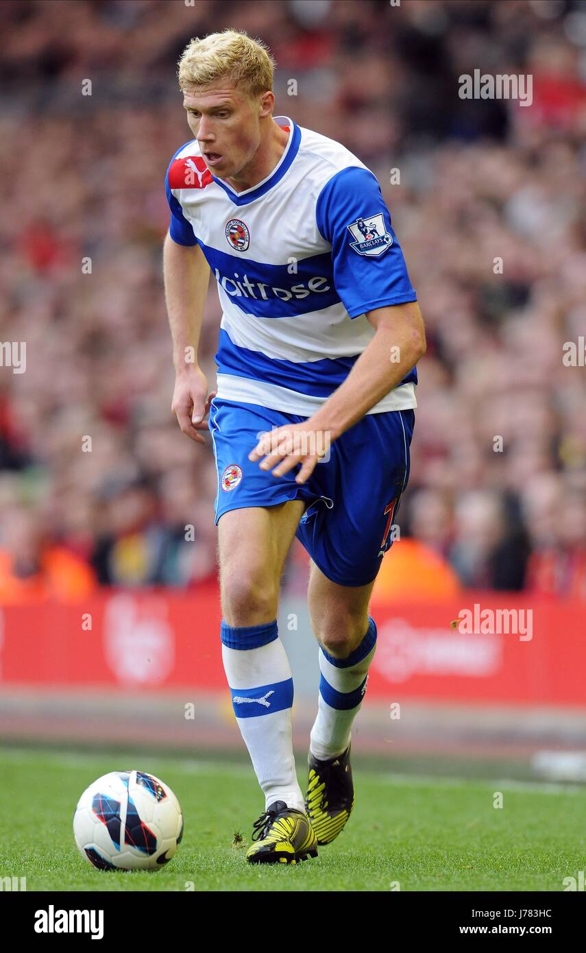 PAVEL POGREBNYAK READING FC READING FC Anfield Road LIVERPOOL ENGLAND 20. Oktober 2012 Stockfoto