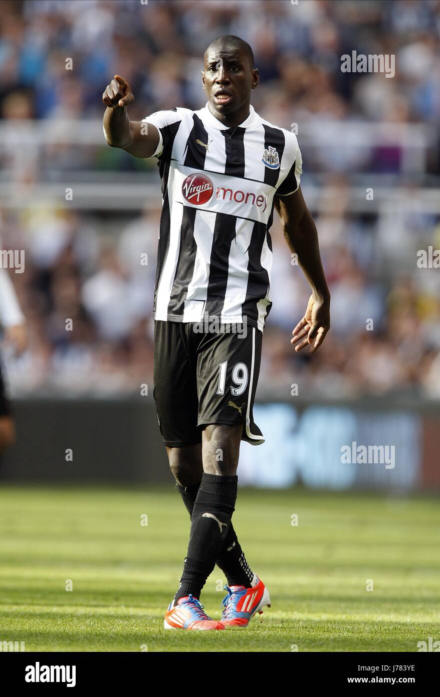 Demba Ba Newcastle United Fc St James Park Newcastle England 2 September 2012 Stockfotografie Alamy