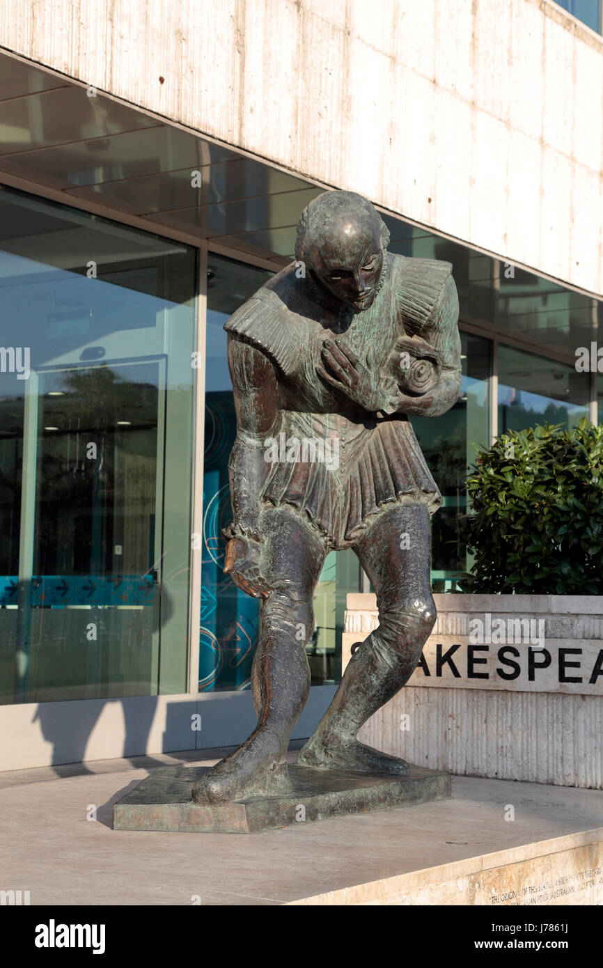 Das Shakespeare-Denkmal in Budapest, Ungarn. Stockfoto