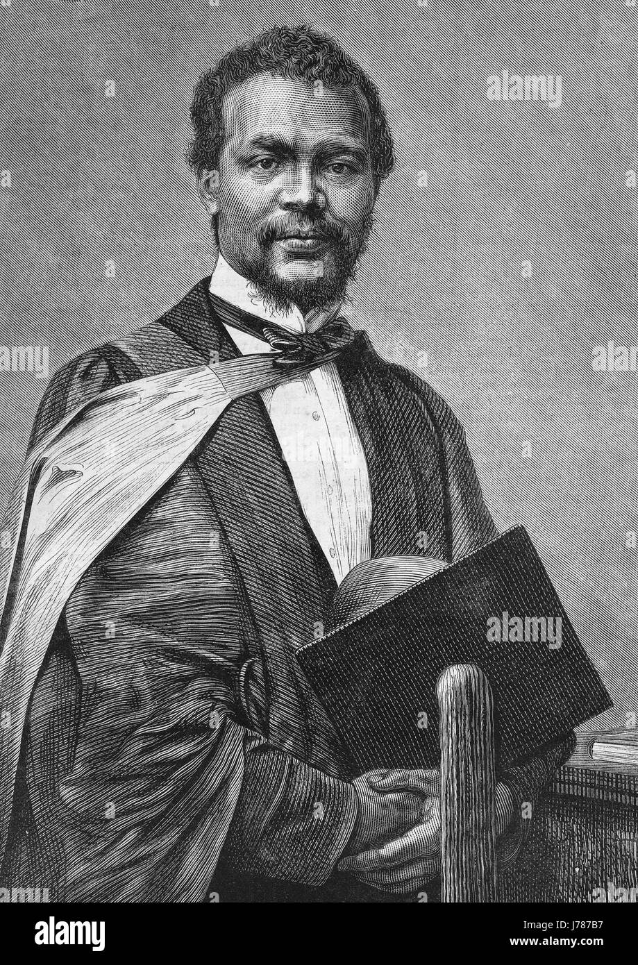 CHRISTOPHER JAMES DAVIS (1842-1870) Arzt in Barbados geboren, an Pocken während ein freiwilliger Arzt in Franco-Preussischer Krieg of1870 starb Stockfoto