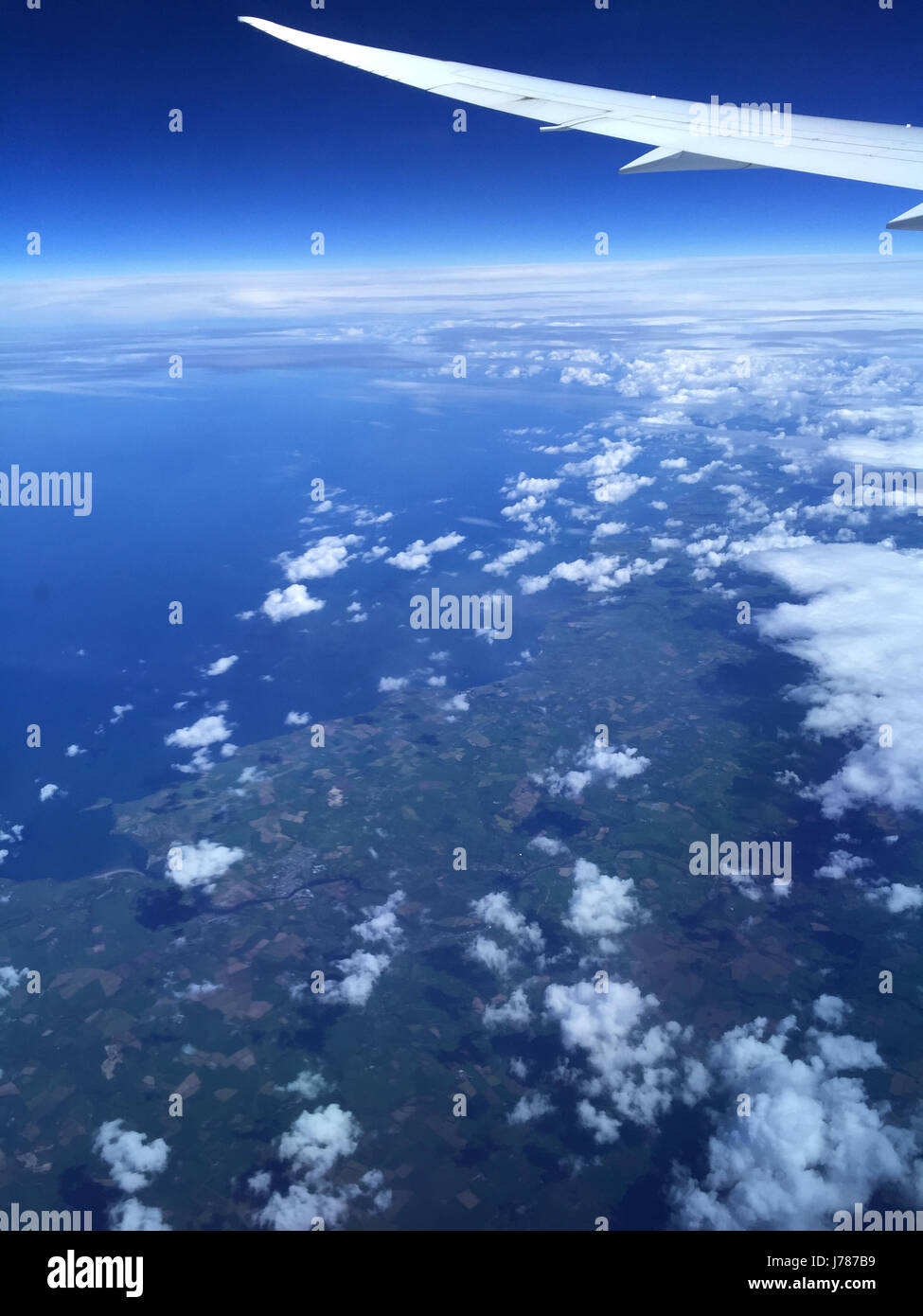 FLUGZEUG FENSTER ZU SEHEN. Foto Tony Gale Stockfoto