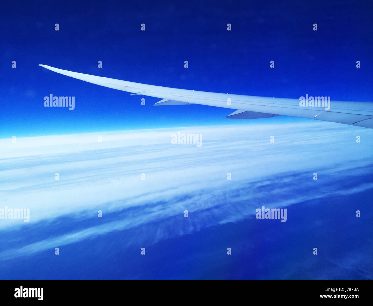 FLUGZEUG FENSTER ZU SEHEN. Foto Tony Gale Stockfoto