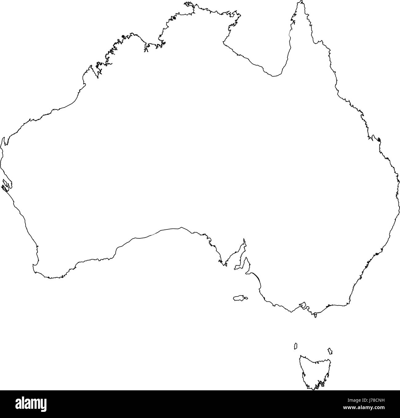 Australien Bild Atlas Karte der weißen Welt reisen Wüstenlandschaft Stockfoto