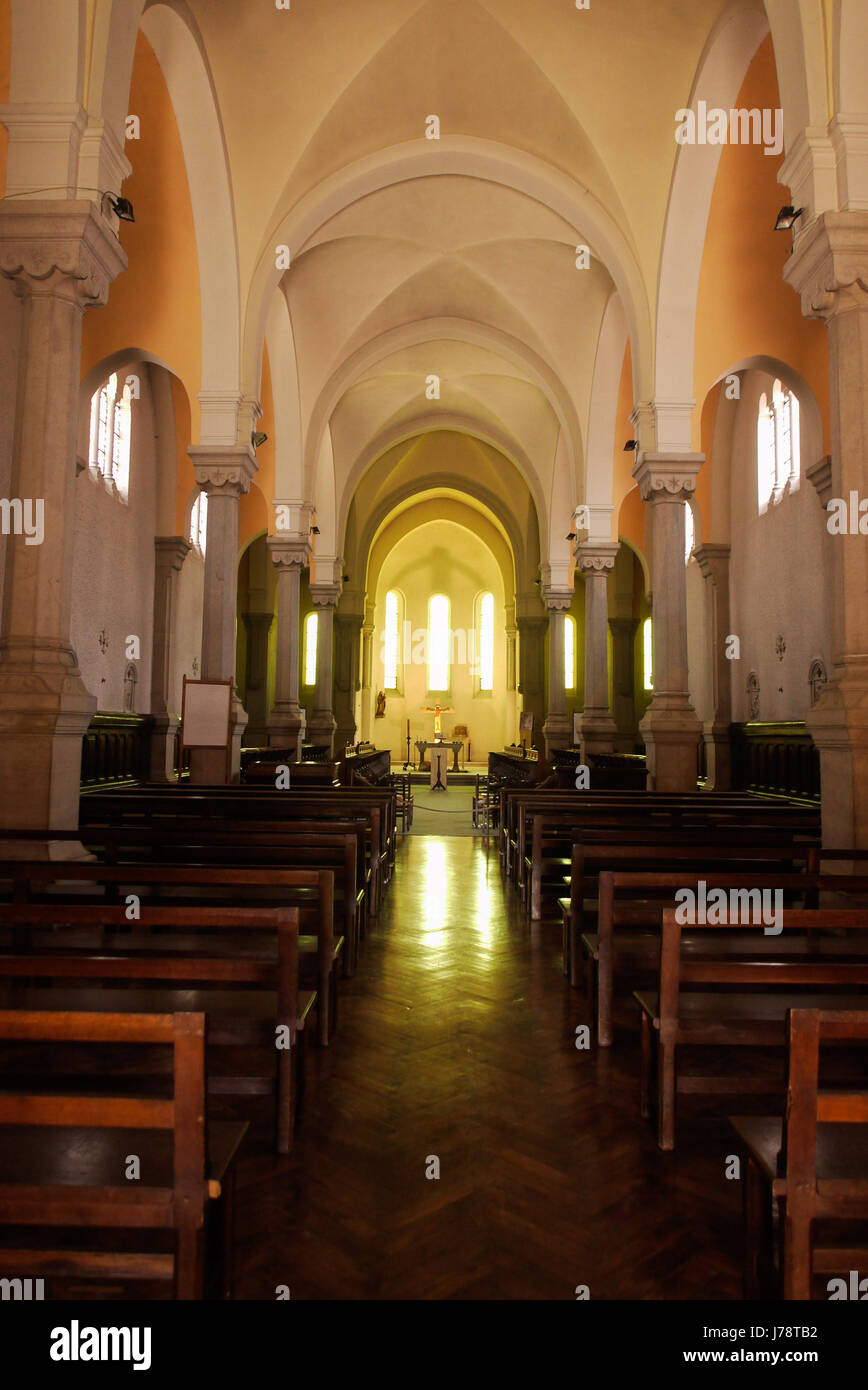 Allgemeine Ansichten des Klosters Notre-Dame des Dombes Stockfoto