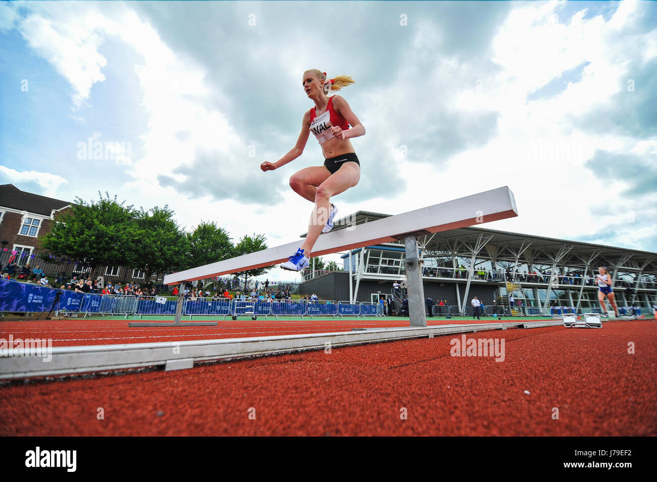 Loughborough Leichtathletik International 2017 Stockfoto