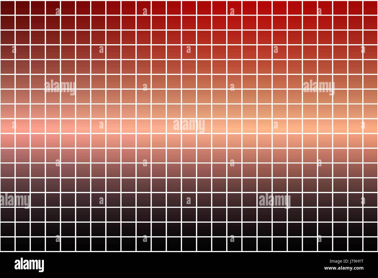 Rot orange lila abstrakte Vektor quadratischen Fliesen über weißen Mosaik Hintergrund Stock Vektor