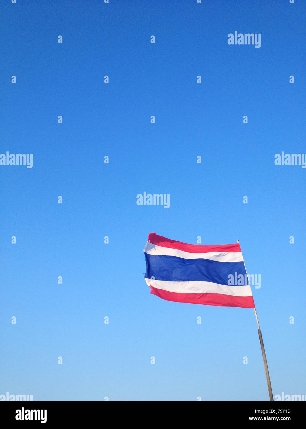 Thailändische Flagge, Thailand Stockfoto