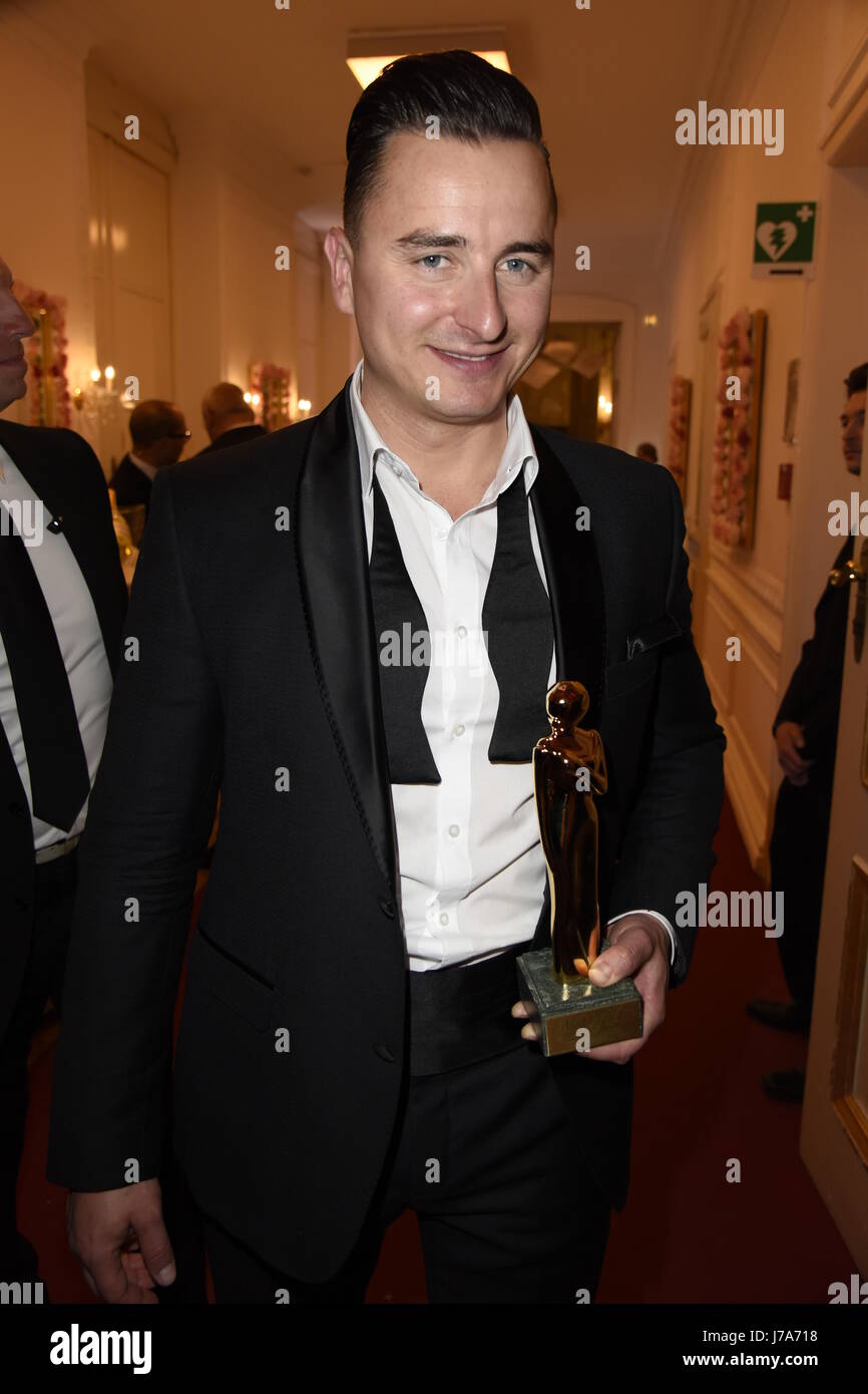 Kurier Romy 2017 in Hofburg.  Mitwirkende: Andreas Gabalier wo: Wien, Österreich bei: 22. April 2017 Credit: WENN.com Stockfoto