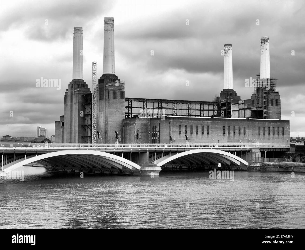 Bahnhof Stadt Stadt Energie macht Strom elektrische Energie London England Stockfoto