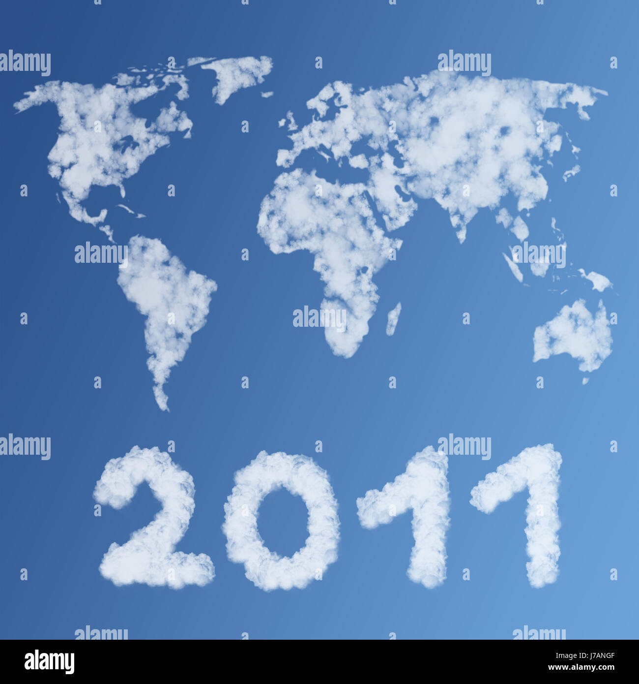 Gruß Globus Planet Erde Welt Wolken anspruchslose begeistert begeistert Stockfoto