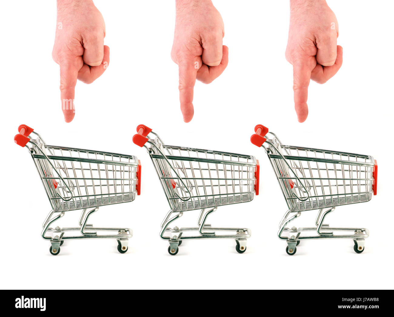 Handeln Sie Trolley Wagen Kauf wöchentliche Markt Marktplatz Flohmarkt Geschäft Stockfoto