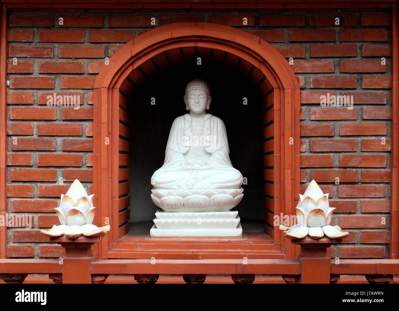 sitzender buddha Stockfoto