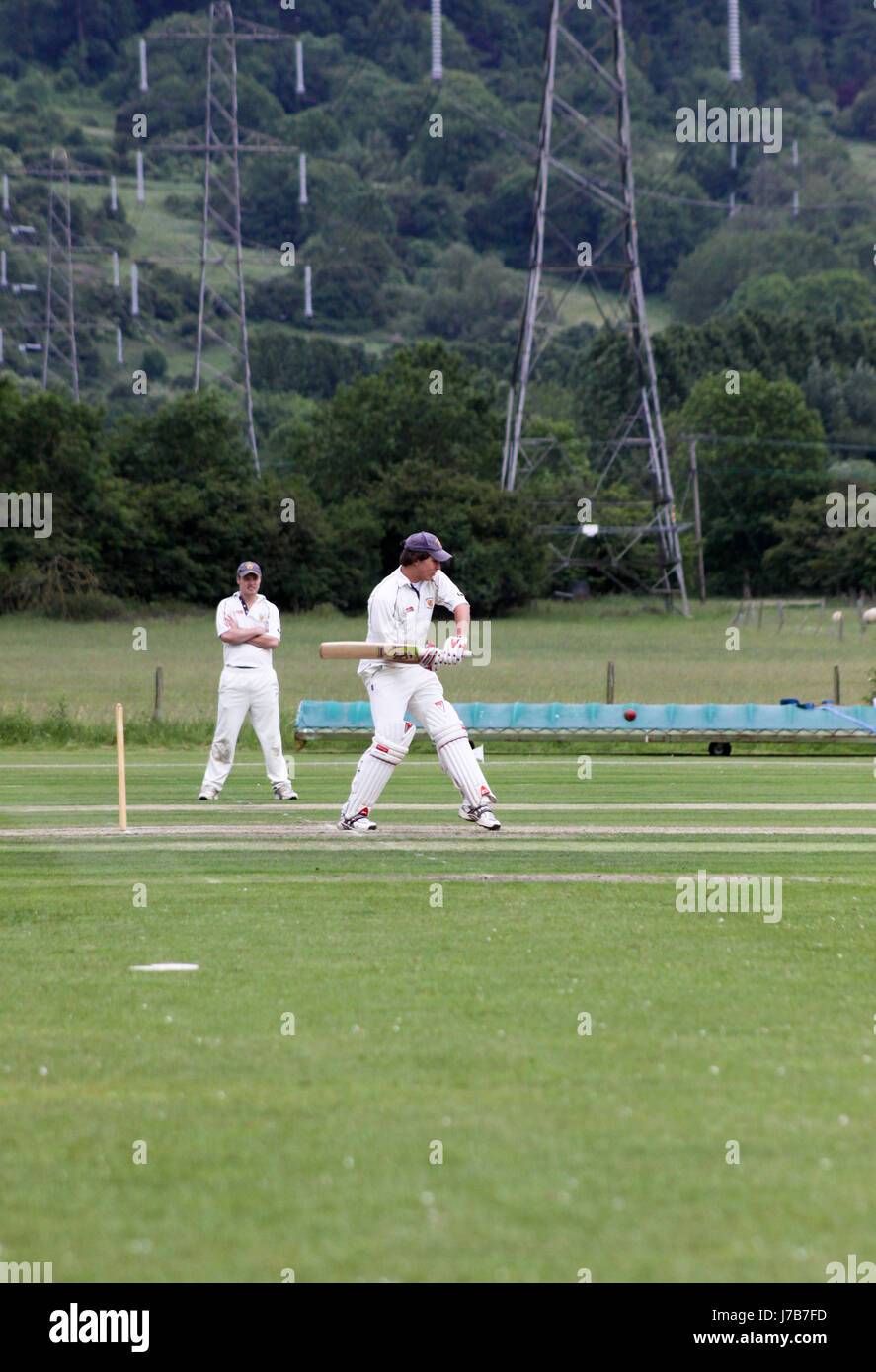 Englische Cricket-match Stockfoto