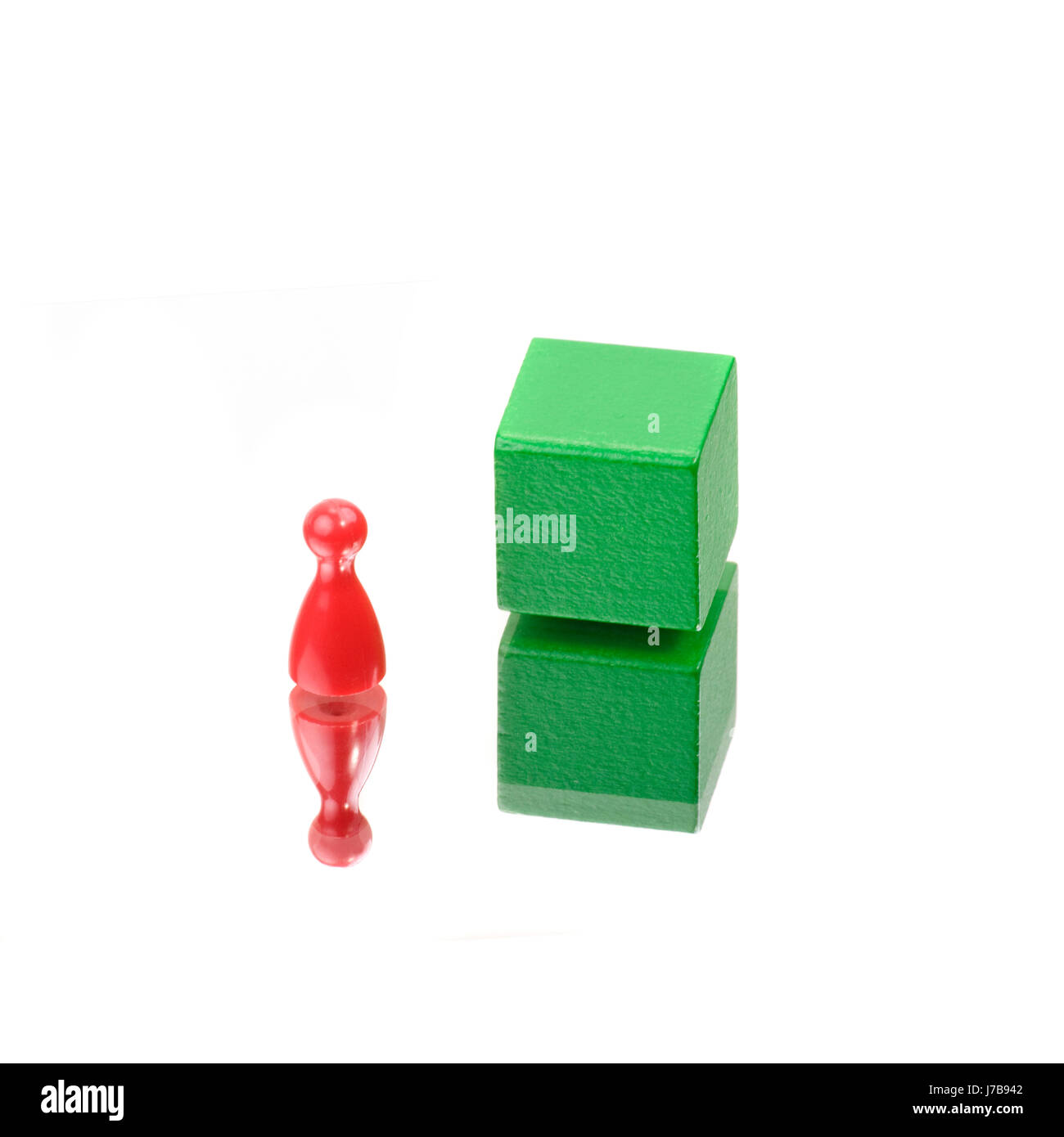 Haus Gebäude beherbergt grüne Hütte Gruppe gemeinsame Konjunktion blau Gemeinschaftshaus Stockfoto