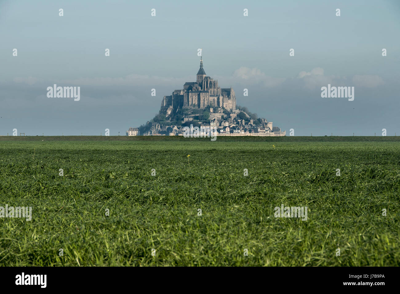 Mont saint Michel in der Bretagne, Frankreich. Stockfoto