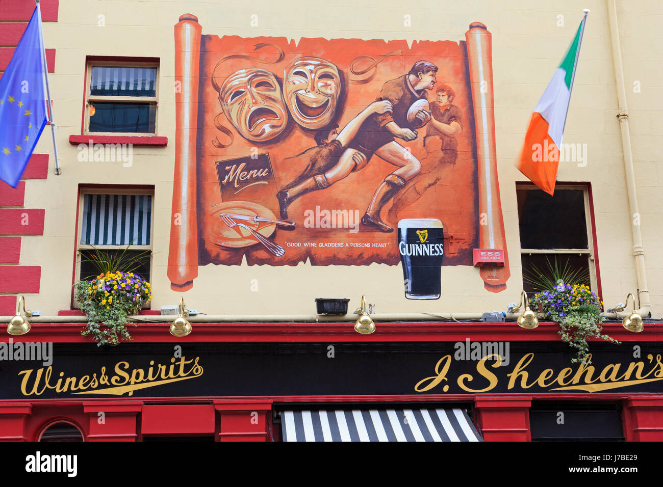 Sheehan Pub, Stadt Chatham Street, Dublin, County Dublin, Irland Stockfoto