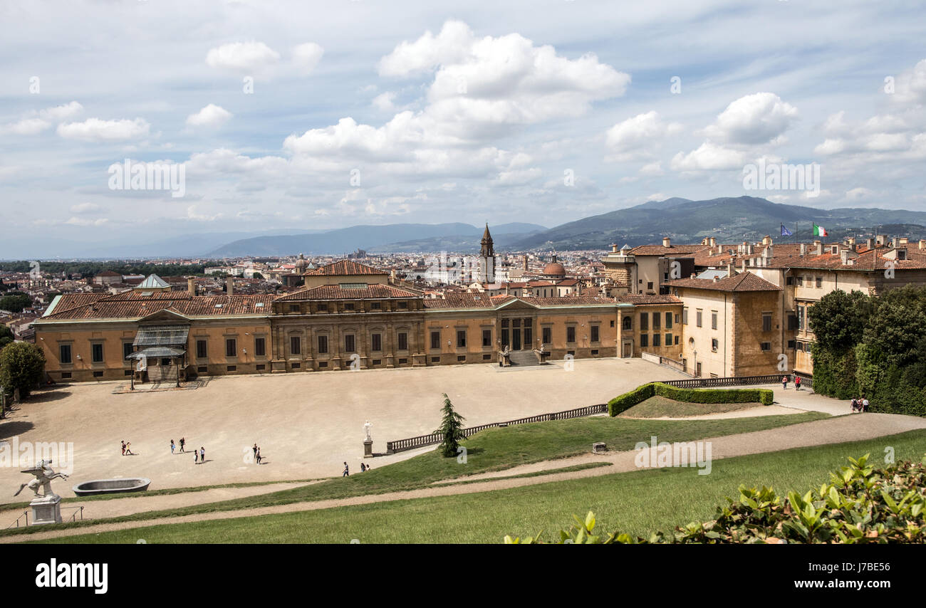 Pitti Palast Boboli-Gärten, Florenz Italien Stockfoto