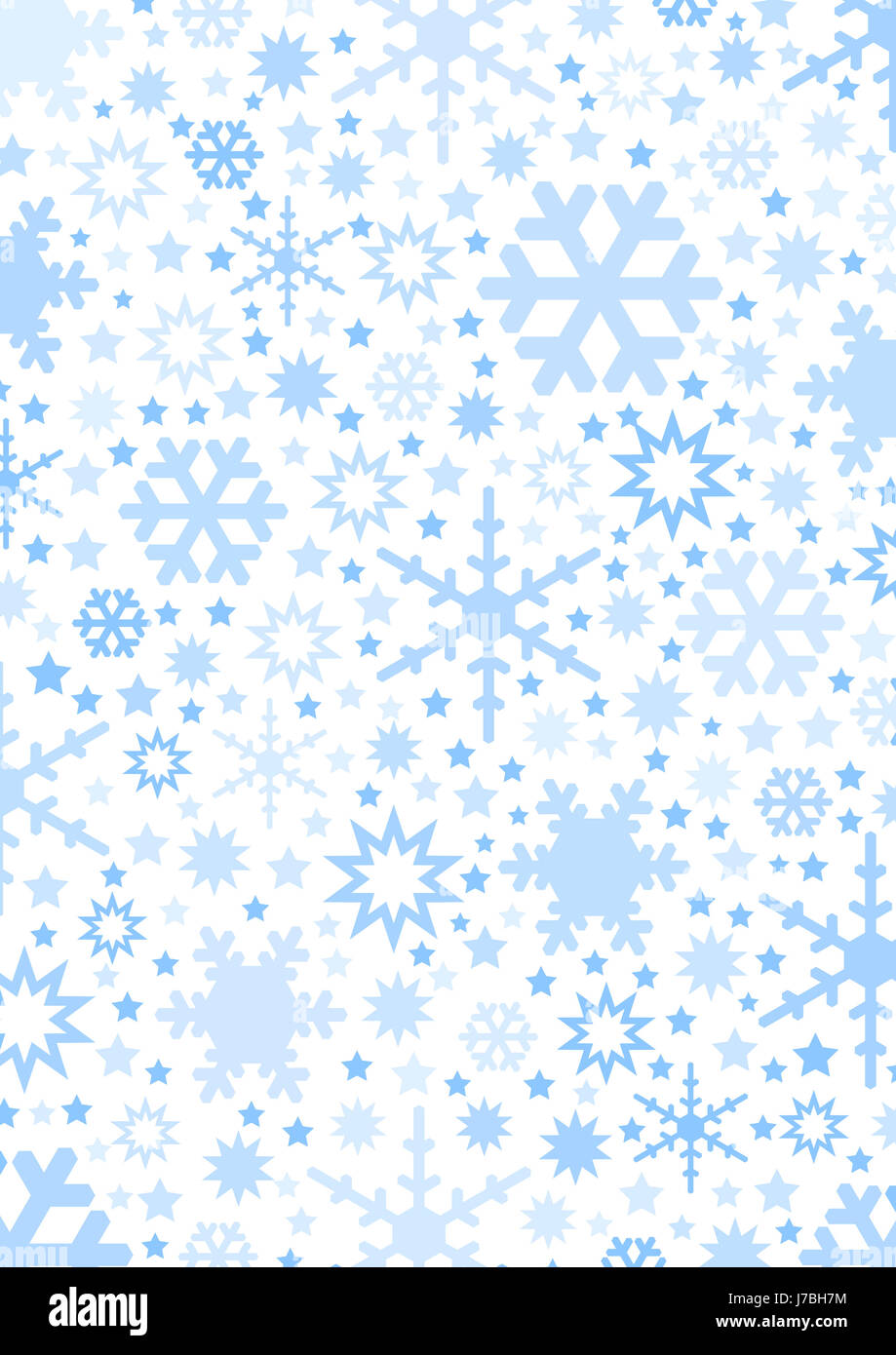 Winterseite Schneeflocken leichten blauen Hintergrund Hintergrund blau Weihnachten Weihnachten x-mas Stockfoto