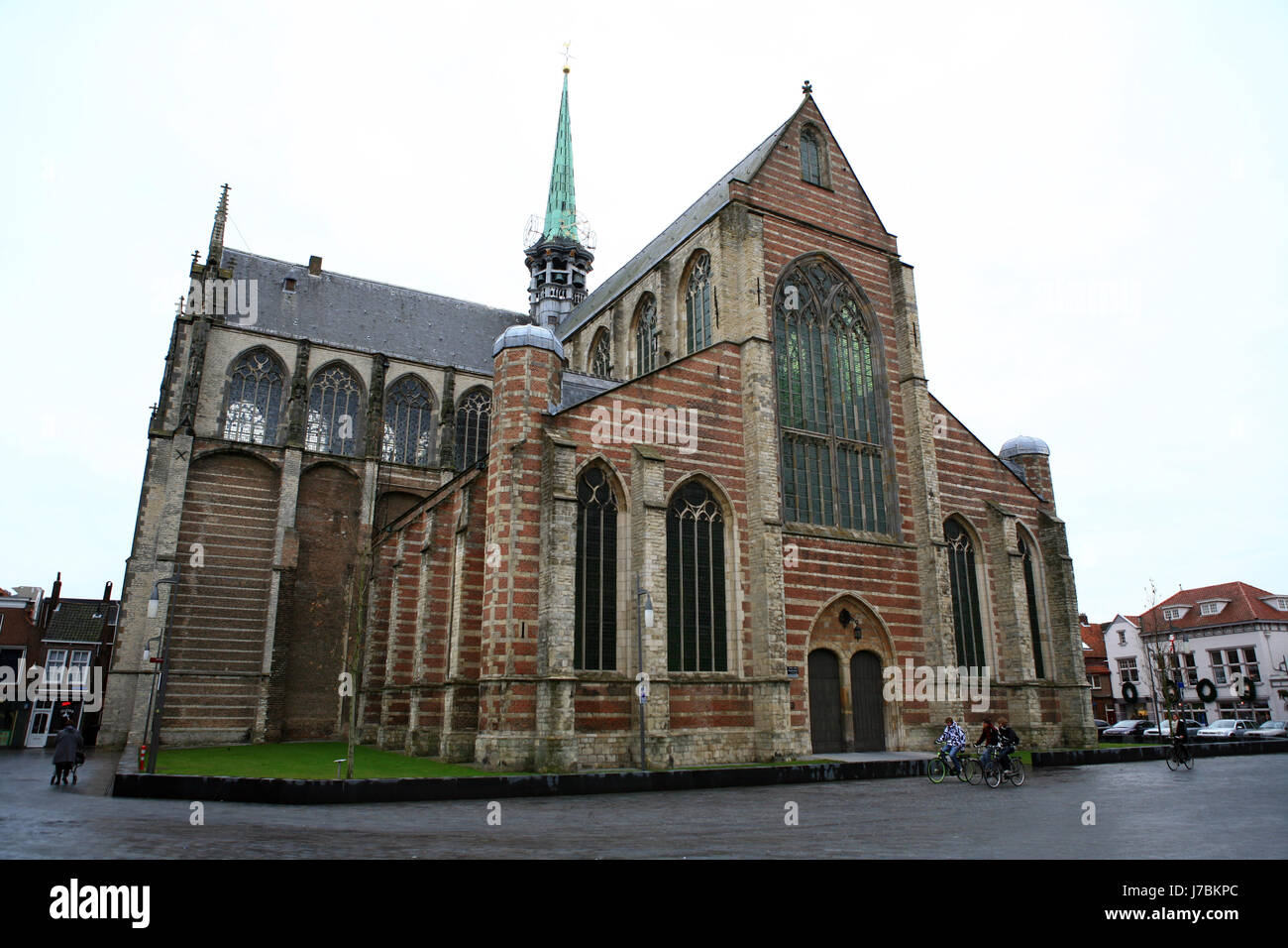 Kirche Ort erschossen Holland Niederlande umfassende Außenansicht Ziegel maria Stockfoto