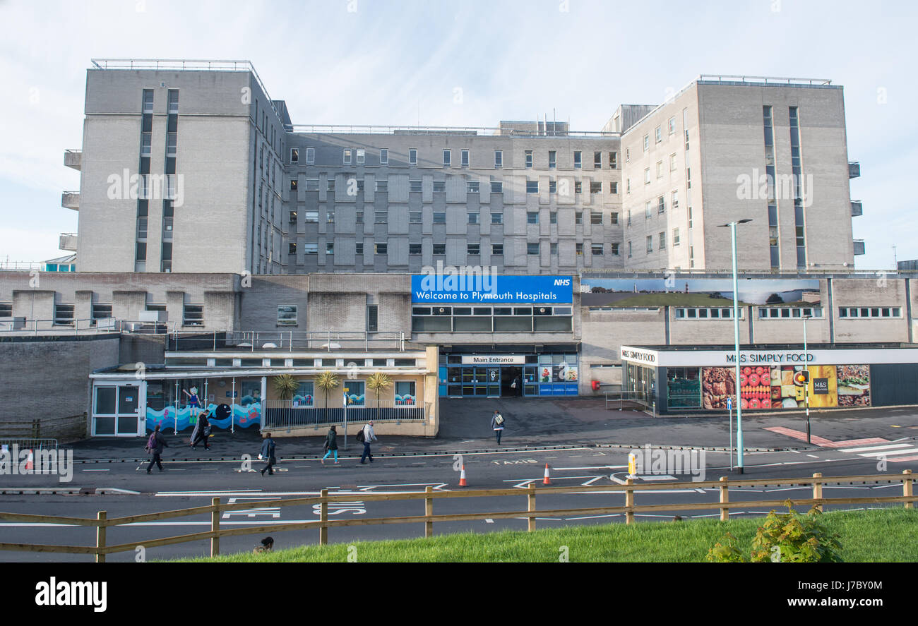 Derriford Krankenhaus, Plymouth, Devon. England Stockfoto