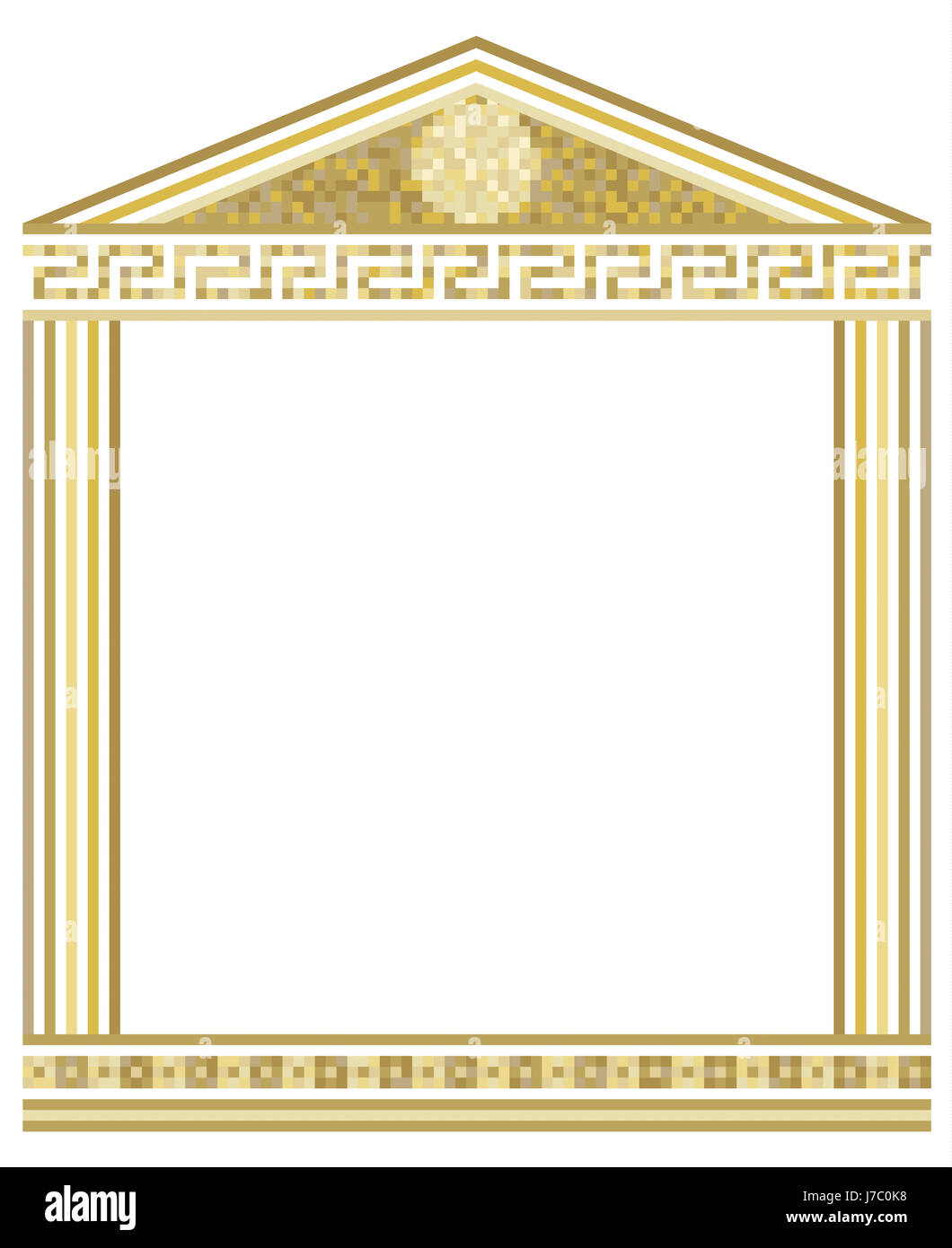 griechische Deko Spalte römischen Mosaiken Mosaik Kunst Hintergrundgrafik  Hintergrund Stockfotografie - Alamy