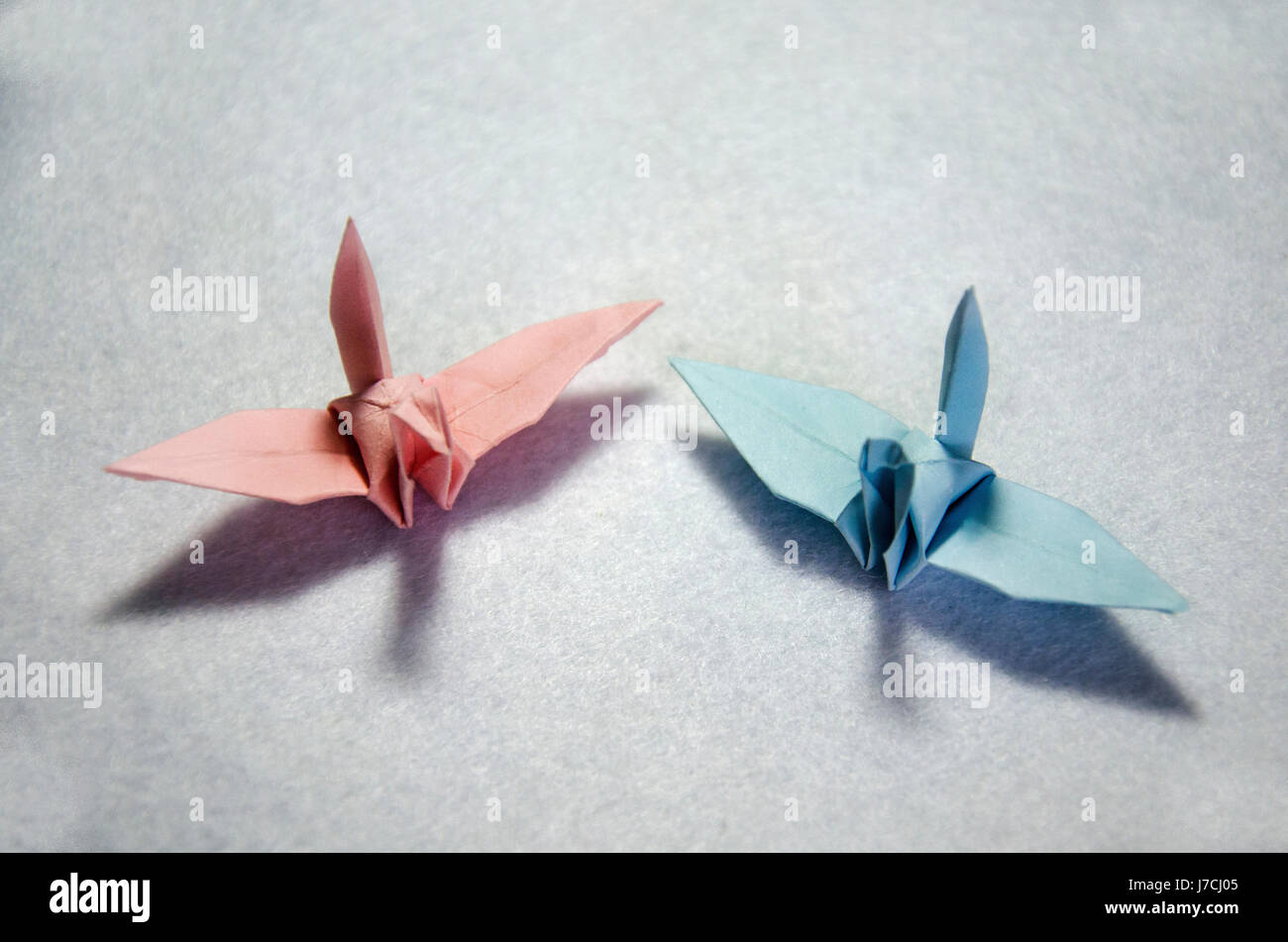 Thai Mann Falten Vogel Papier Oder Origami Kranich Im