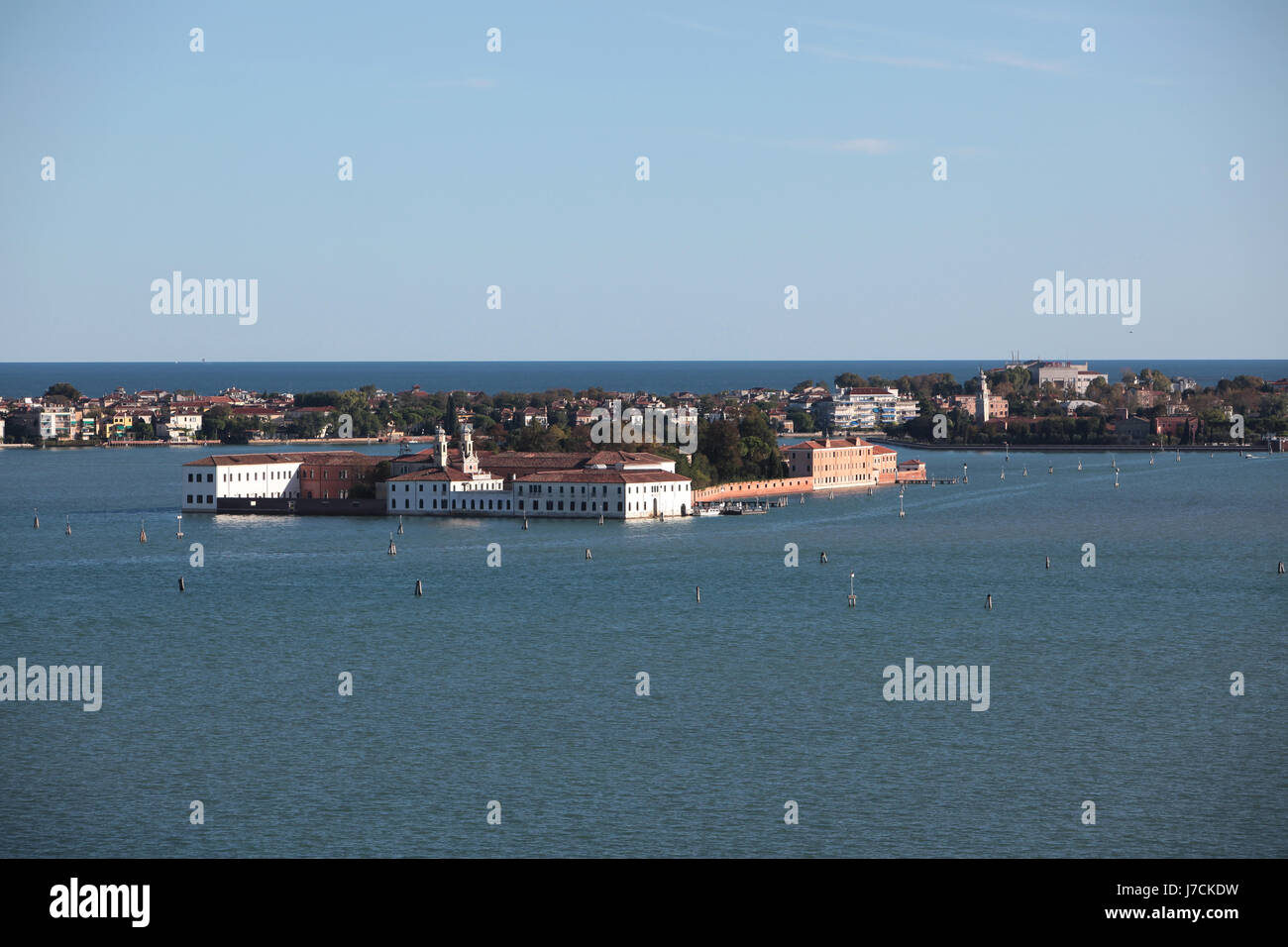 Venedig Lagune Insel Nonnen Insel Zentrum Krankenhaus Kloster Kloster internationale Stockfoto