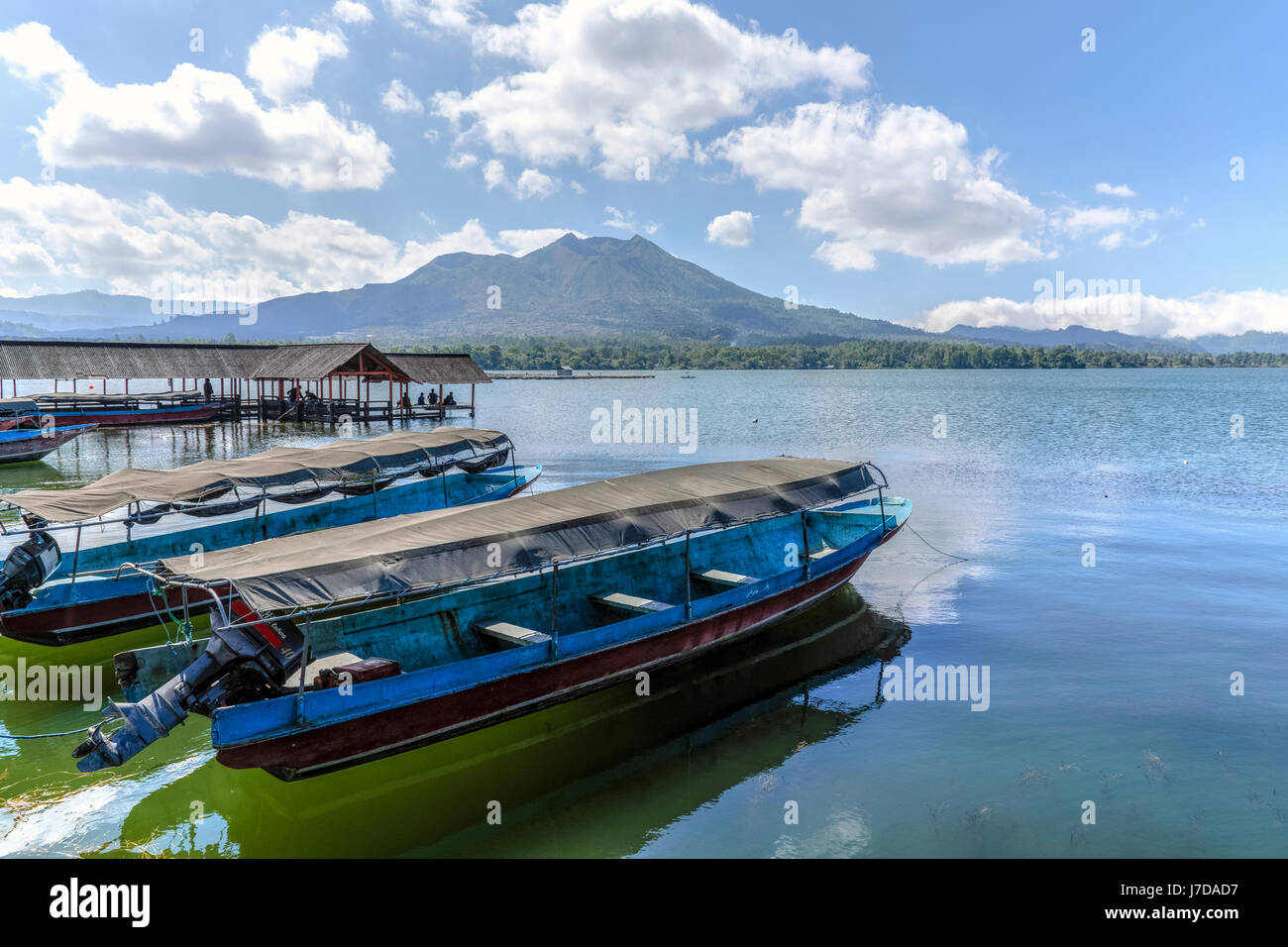 Danau Batur, Bali, Indonesien, Asien Stockfoto