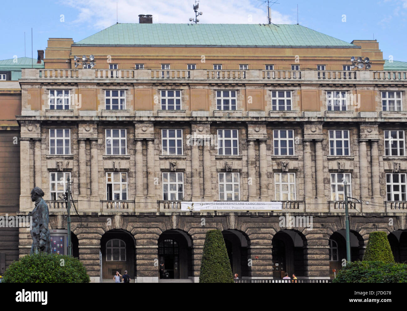 Karls-Universität - Fakultät der Künste Gebäude in Prag Tschechische Republik Stockfoto