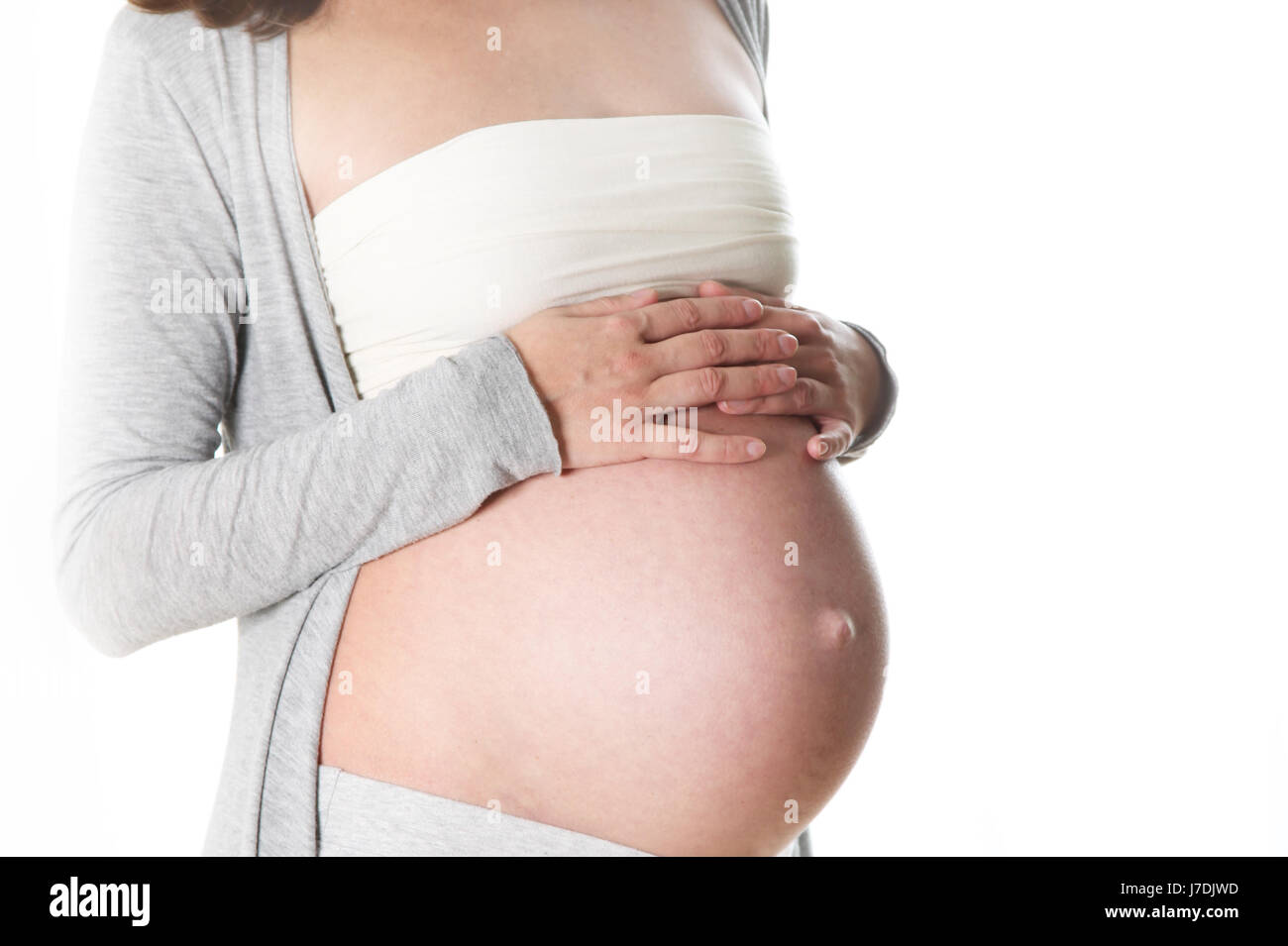 Frau Frauen Mutter Mutter Ma Mama Mütter Schwangerschaft pregnantly baby-Bauch Stockfoto