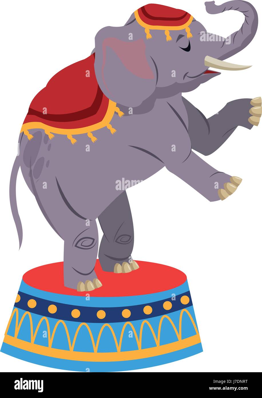 Cartoon Circus Elephant Stockfotos und bilder Kaufen Alamy