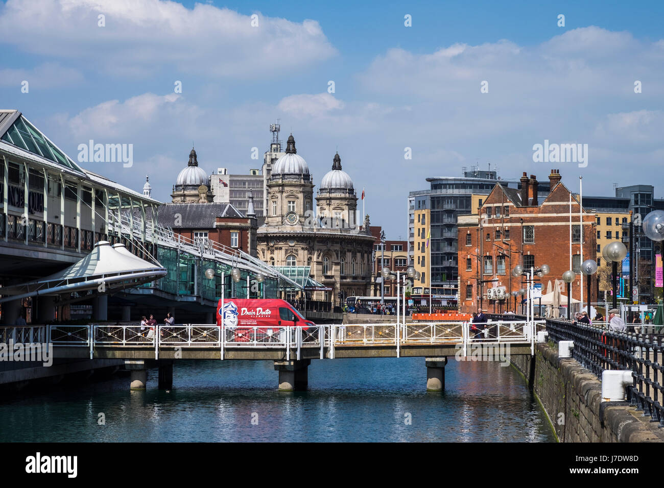 Des Prinzen Dock, Kingston Upon Hull, Yorkshire, England, Großbritannien Stockfoto