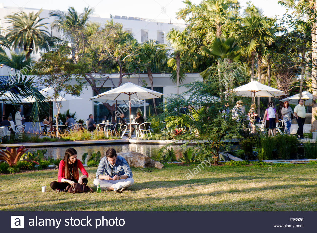 Miami Beach Miami Florida Beach Botanical Garden Art Basel Cafe
