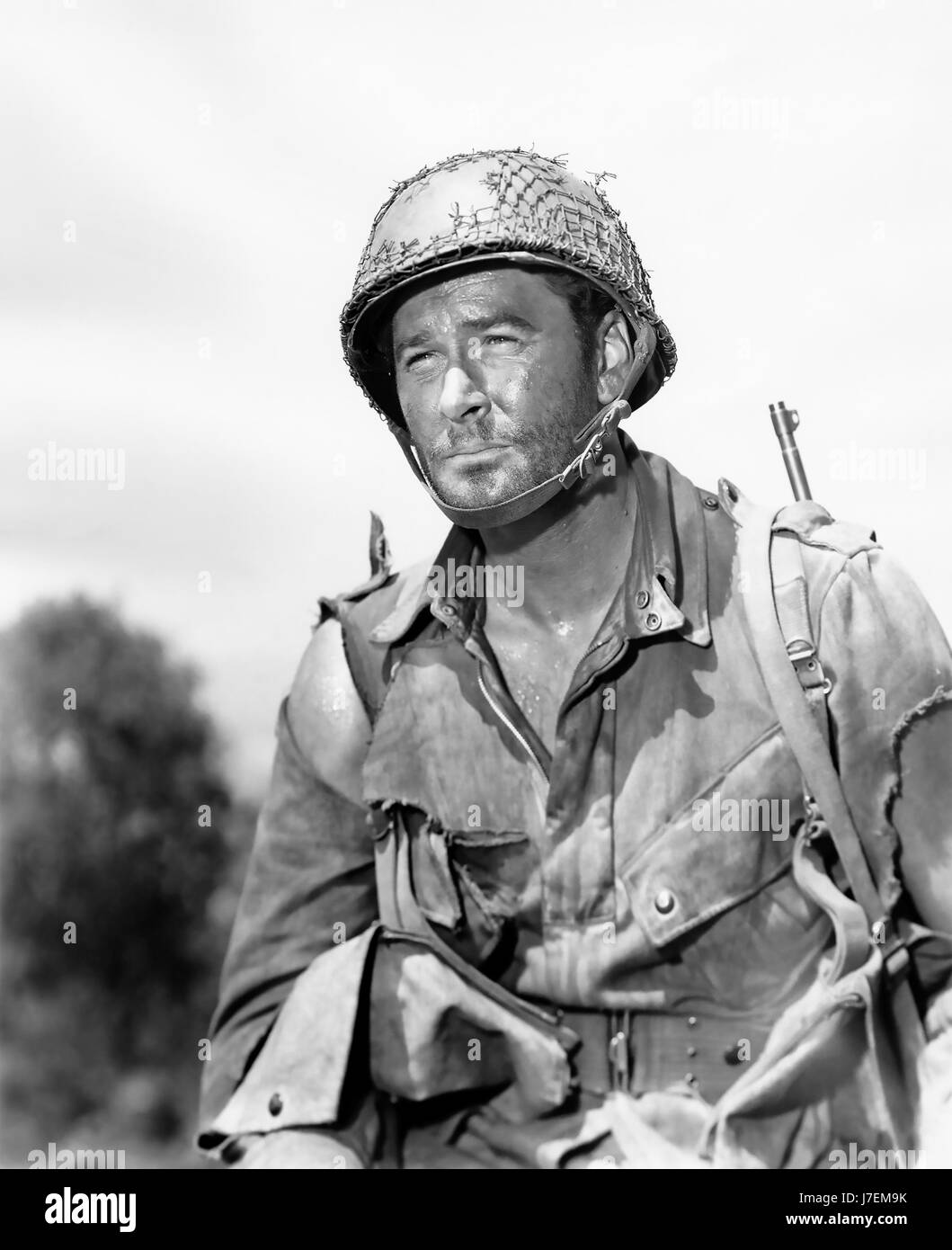ZIEL, BURMA! 1945-Warner Bros-Film mit Errol Flynn als Captain Nelson Stockfoto