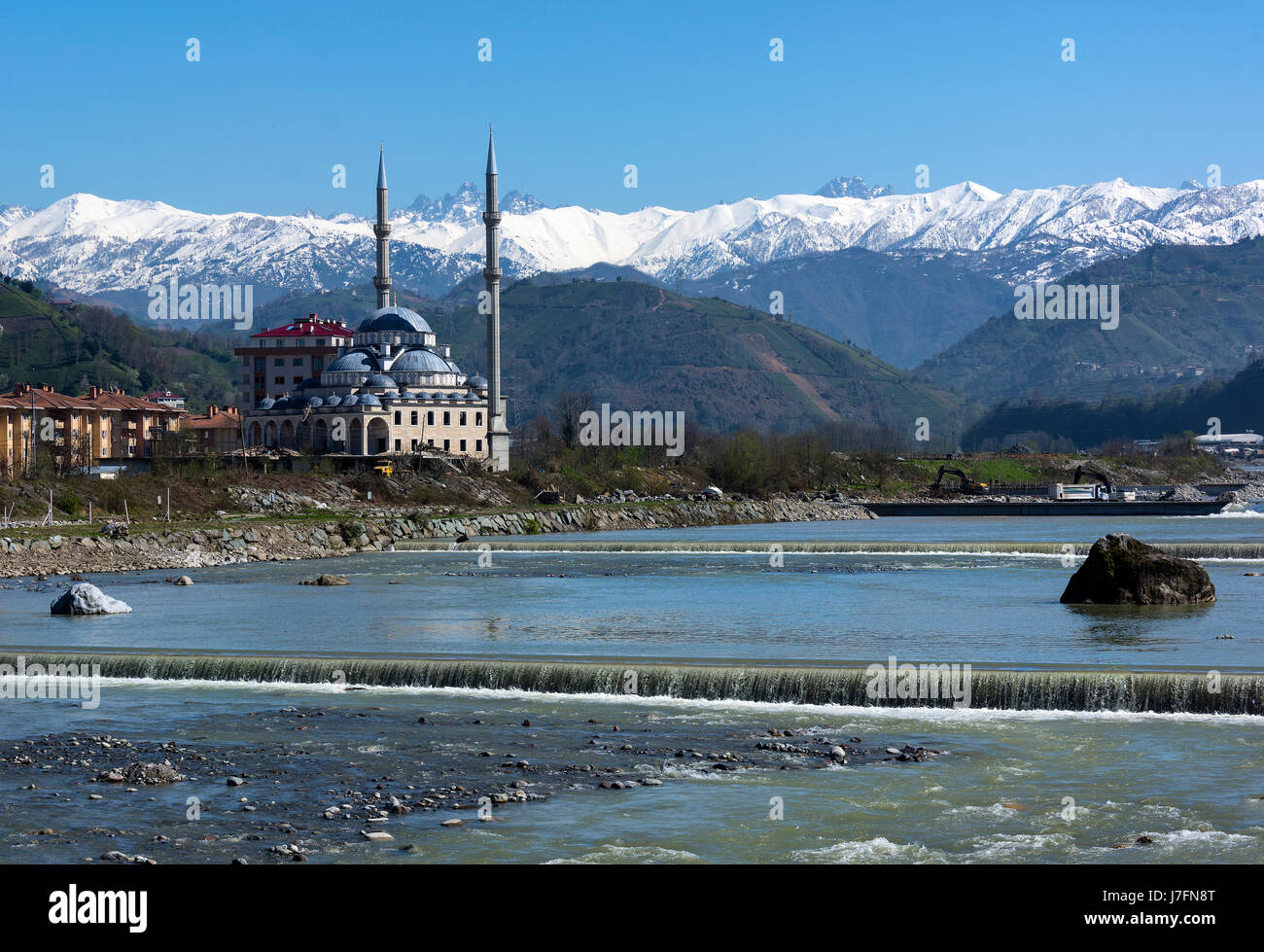 Fırtına Creek in Camlihemsin, Rize Stockfoto