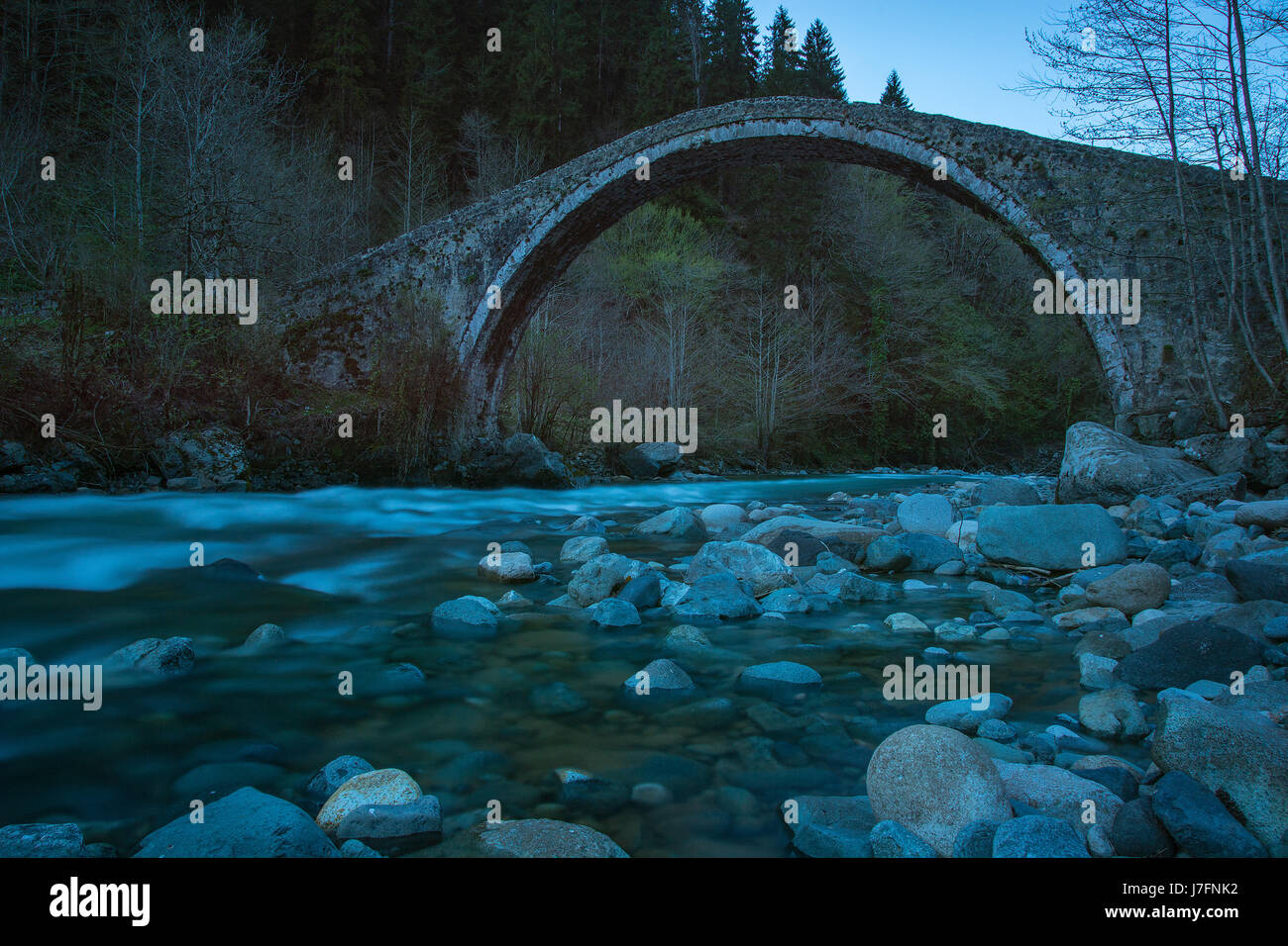 Fırtına Creek in Camlihemsin, Rize Stockfoto