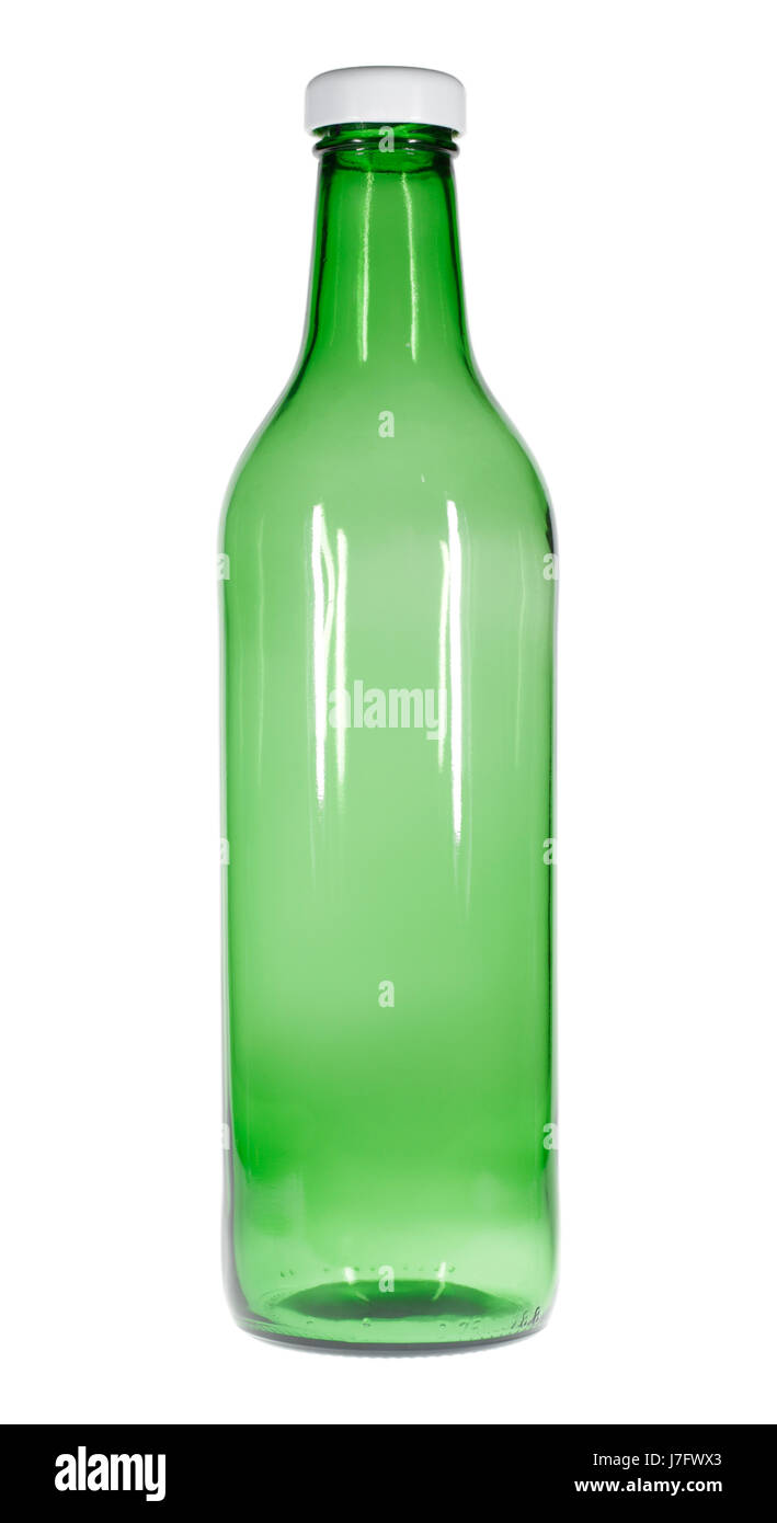 grüne Flasche Glas Flasche Grafik auffällig piktografischen transparent  glasig Stockfotografie - Alamy