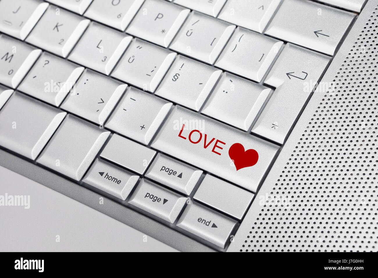 Tastatur Taste Technologie Symbol Liebe Verliebt Verliebte Sich In Liebe Internet Www Stockfotografie Alamy