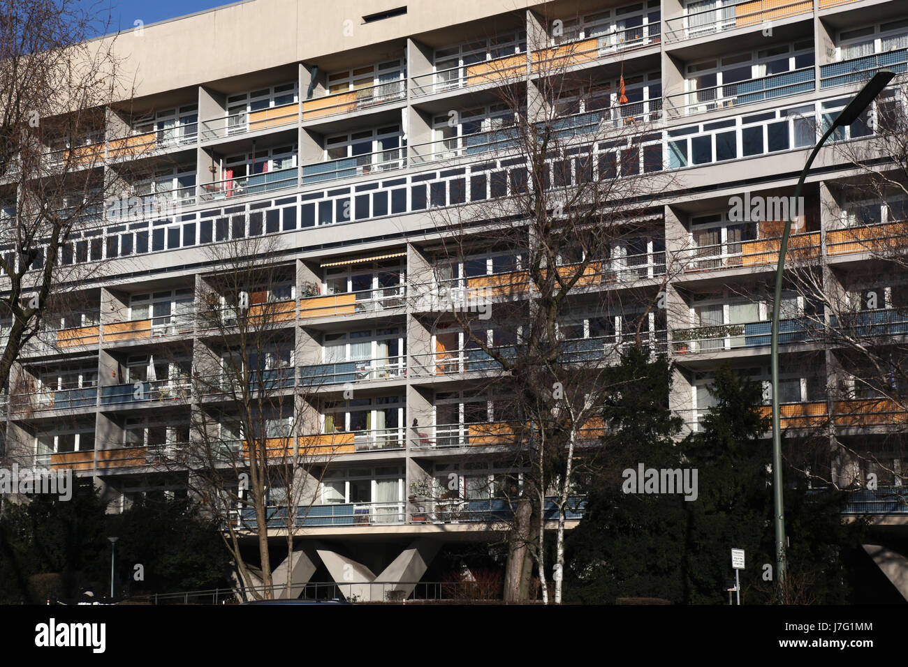 Oscar Niemeyer Hansaviertel berlin Stockfoto